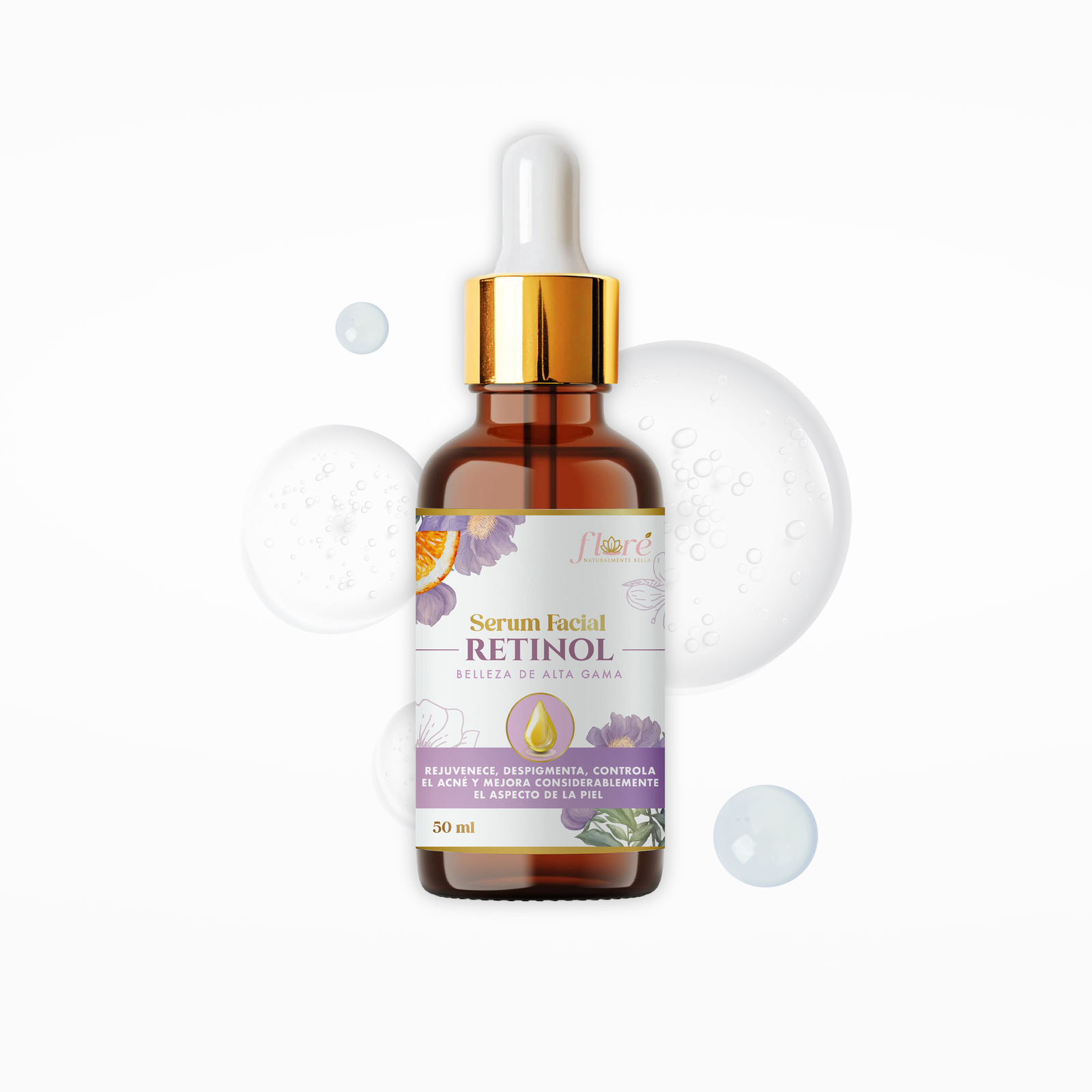 Serum facial retinol